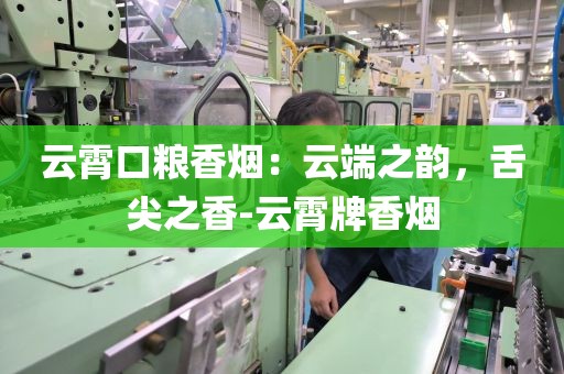 云霄口粮香烟：云端之韵，舌尖之香-云霄牌香烟