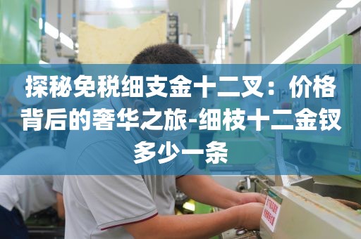 探秘免税细支金十二叉：价格背后的奢华之旅-细枝十二金钗多少一条