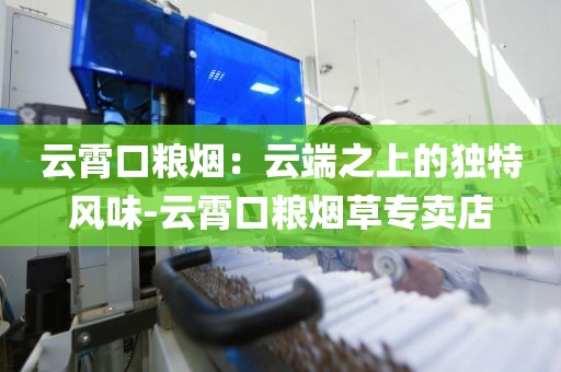 云霄口粮烟：云端之上的独特风味-云霄口粮烟草专卖店