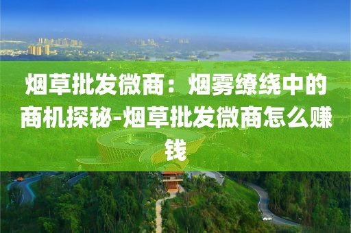 烟草批发微商：烟雾缭绕中的商机探秘-烟草批发微商怎么赚钱