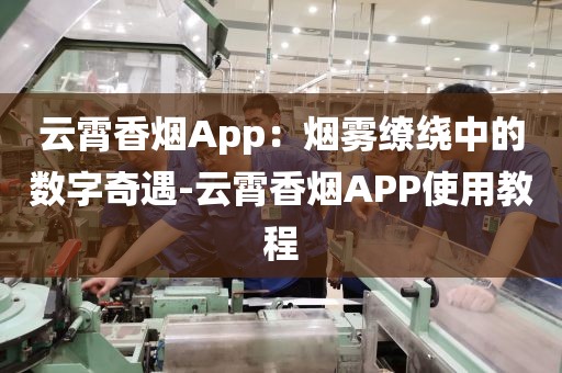 云霄香烟App：烟雾缭绕中的数字奇遇-云霄香烟APP使用教程