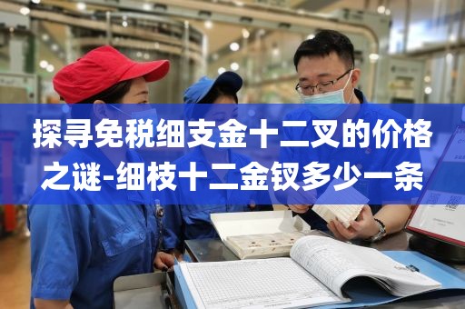 探寻免税细支金十二叉的价格之谜-细枝十二金钗多少一条