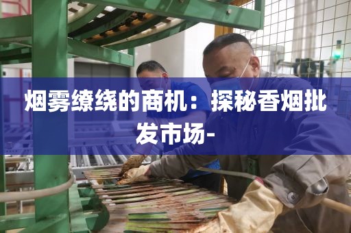 烟雾缭绕的商机：探秘香烟批发市场-